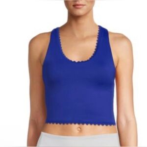 IVL Blue Scalloped Power Bra-size 2